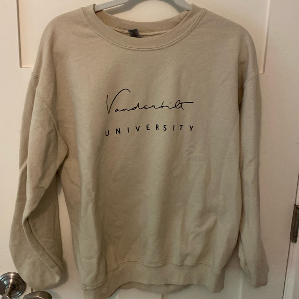 Vanderbilt sweatshirt medium linen color
